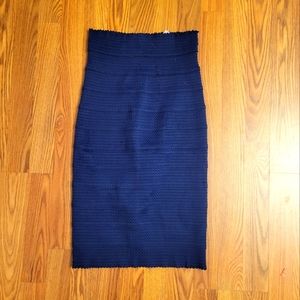 Royal blue pencil skirt